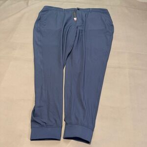 VRST Limitless Performance Slim Fit Blue Taper Pant Jogger Commuter Travel-42
